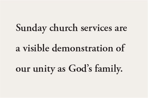 Sunday church services