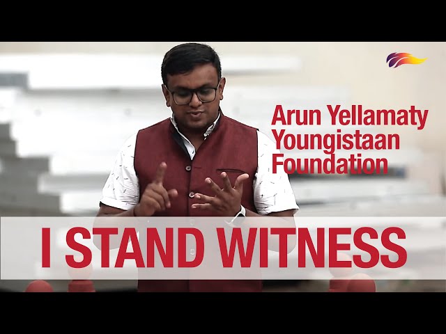 I Stand Witness / Arun Yellamaty